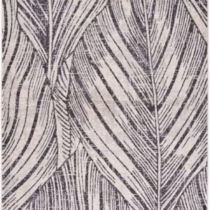 citak,indigo,palms,1220/050 ivory,grey,area rug,modern