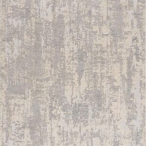 Abstract gray and beige textured rug design