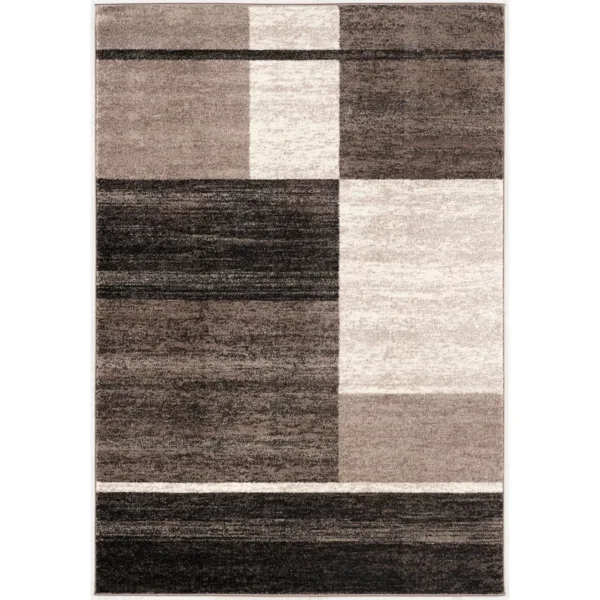 sunshine,koshani,comfort 4244 brown,area rug,geometric