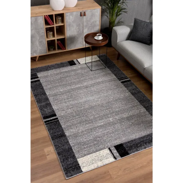 sunshine,koshani,comfort 4579 grey,area rug,runner,bordered