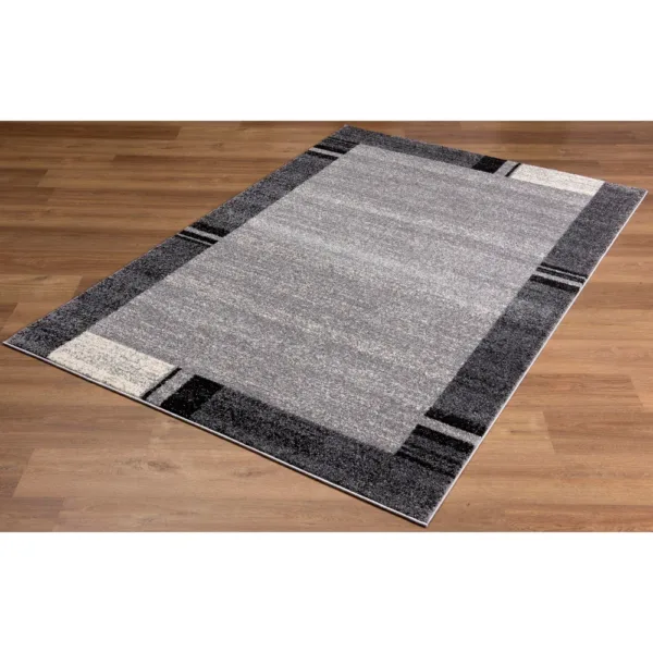 sunshine,koshani,comfort 4579 grey,area rug,runner,bordered