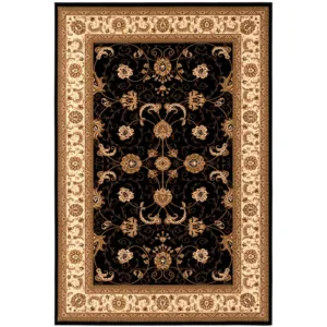 sunshine,koshani,jaipur 2117 black,area rug,runner,traditional,floral