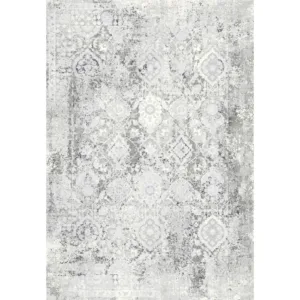 sunshine,koshani,stella 1110 cream grey,area rug,distressed,floral,traditional