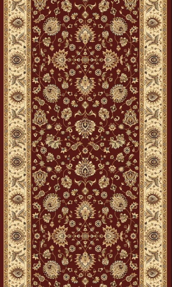 stevens omni,waldorf 4269 ruby,area rug, runner,floral,traditional