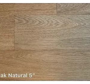 classic 5" oak collection natural
