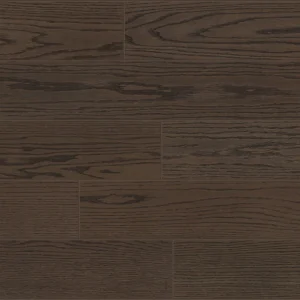 Dark wood flooring with natural grain patterns