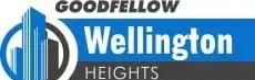 Goodfellow Wellington Heights logo with buildings icon.