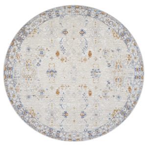 cosmos,arizona 7004,area rug,round,floral,distressed