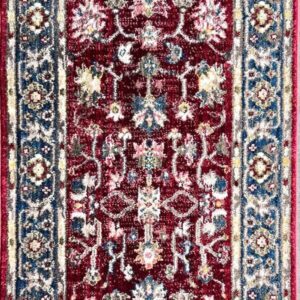 affiliated weavers,concourse 440 rouge,26" wide runner,traditional