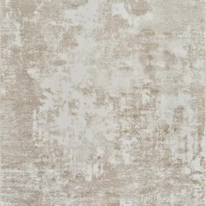 Beige and white abstract textured rug