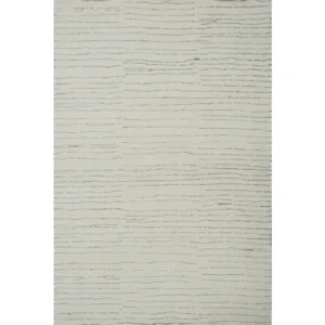 Patterned beige area rug design