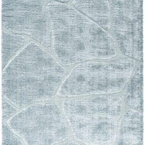 Modern light bue abstract pattern rug