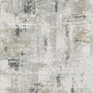 Abstract textured rug in neutral tones