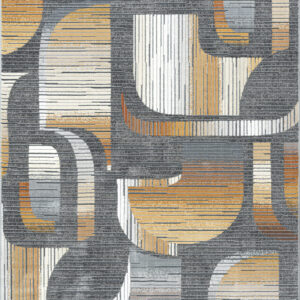 Abstract geometric pattern with earthy tones.