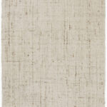 Beige textured area rug with subtle pattern