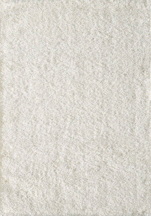 Close-up of white textured carpet surface.