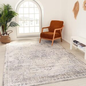 Elegant living room with armchair and patterned rug.