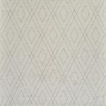 Geometric diamond pattern on textured fabric.