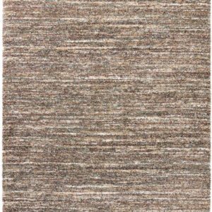 Textured beige and brown area rug