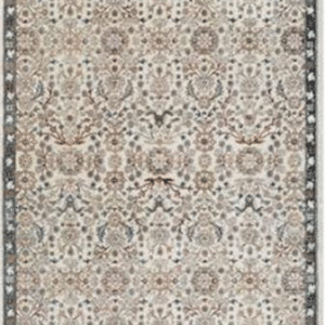 Intricate floral design on a Persian rug