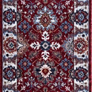 Traditional Persian rug with intricate floral design.