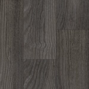 Dark gray wood flooring with visible grain texture