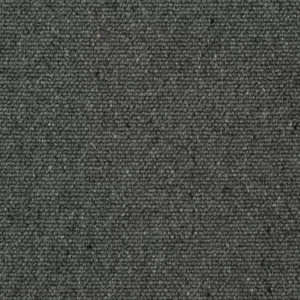 Close-up of dark charcoal woven fabric texture