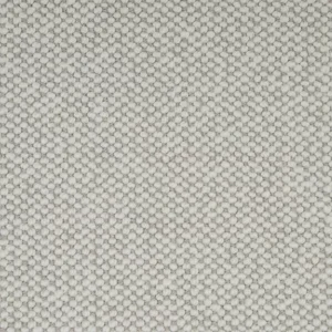 Close-up of light gray nubby woven fabric texture