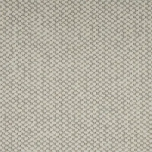 Close-up of light gray textured woven fabric