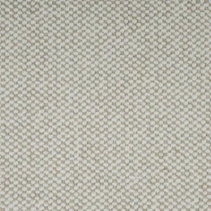 Close-up of textured off-white woven fabric