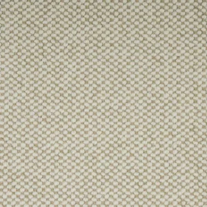 Close-up of cream woven boucle upholstery fabric