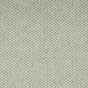 Close-up of light gray woven boucle fabric texture